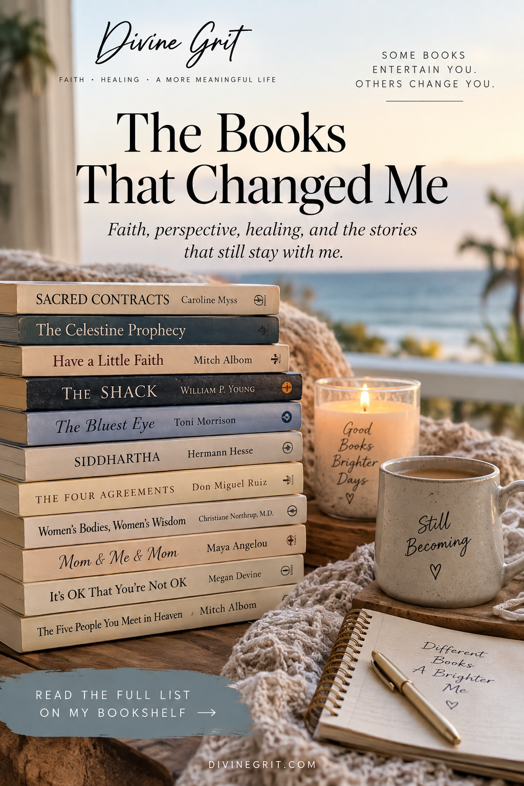 The Books That Changed Me: Faith, Grief, Healing & Finding Meaning