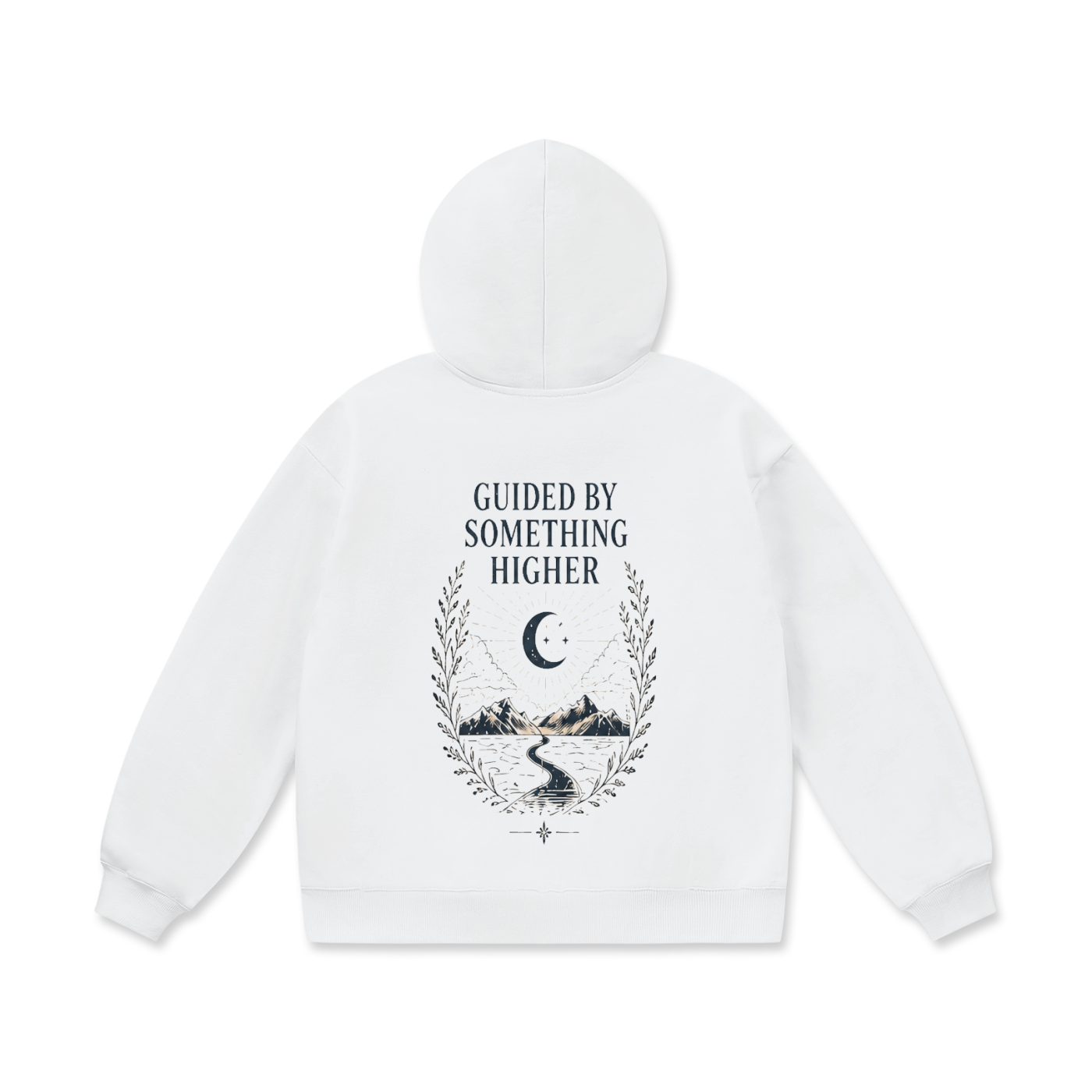 Guided By Something Higher Oversized Fleece Hoodie for Ultimate Comfort