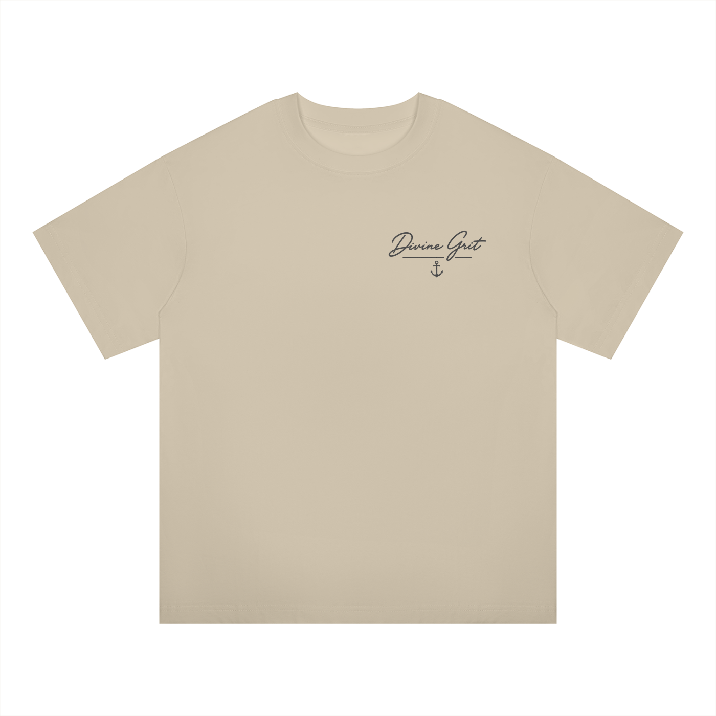 Anchor Script Oversized Tee