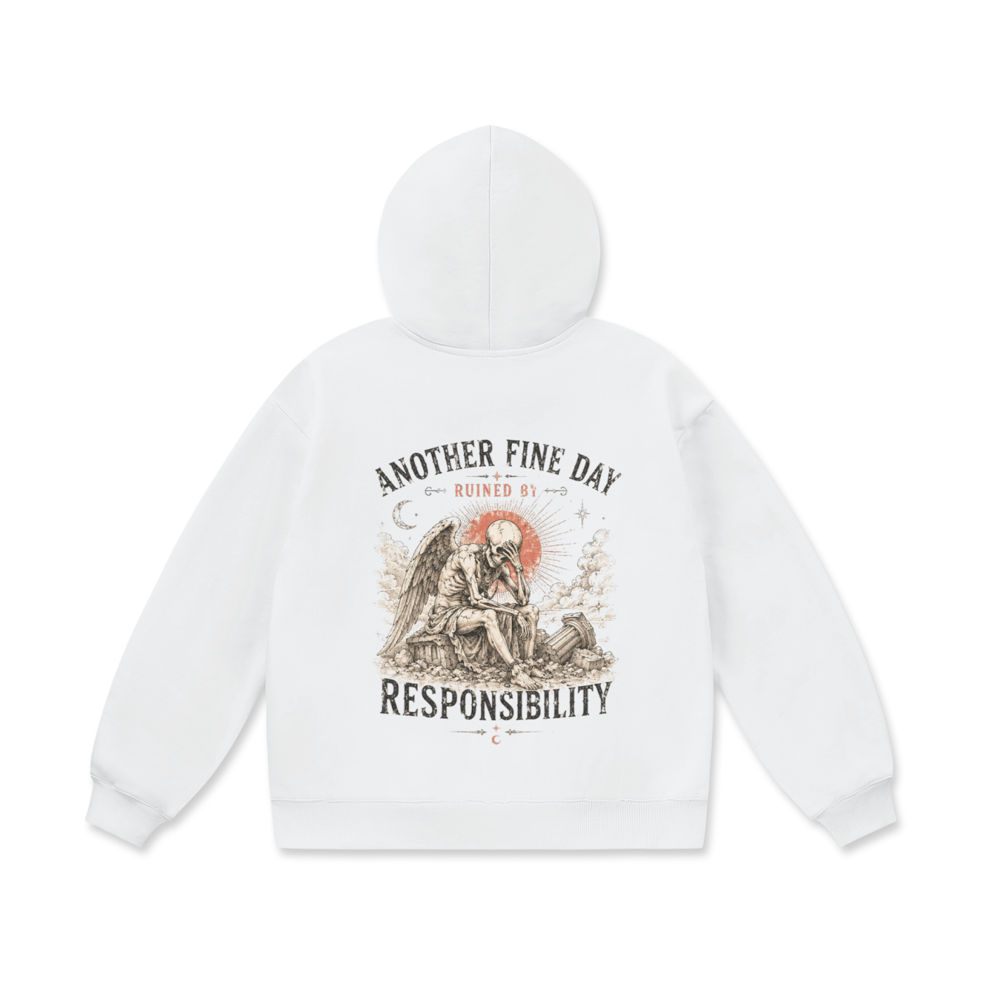Ruined by Responsibility Hoodie - Oversized Fleece for Ultimate Comfort