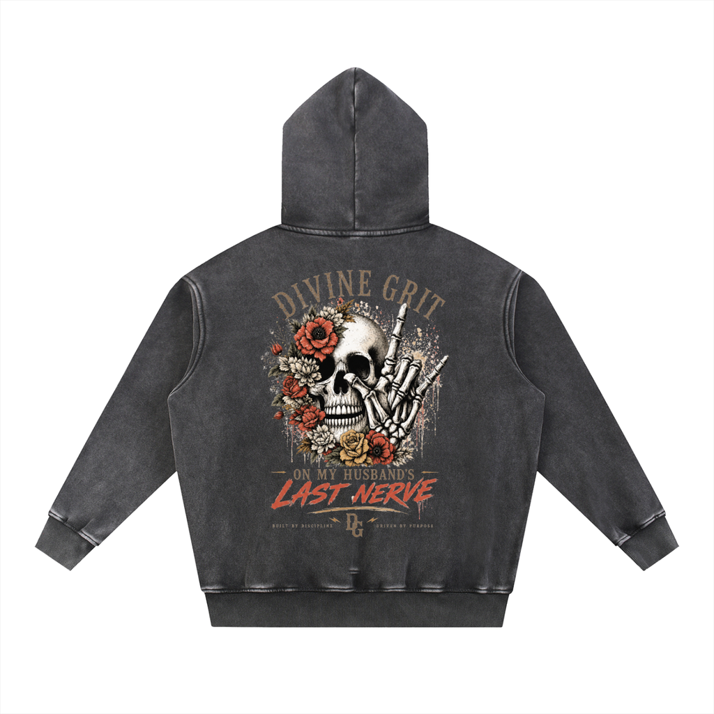 On My Husband's Last Nerve Hoodie | Divine Grit - Divine Grit