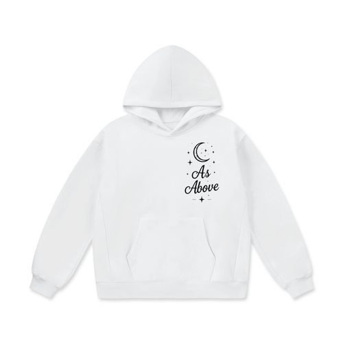As Above Oversized Fleece Hoodie for Ultimate Comfort