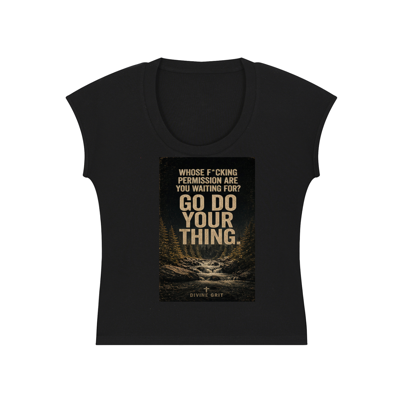 Do Your Thing Essential Bodycon T-Shirt - Divine Grit