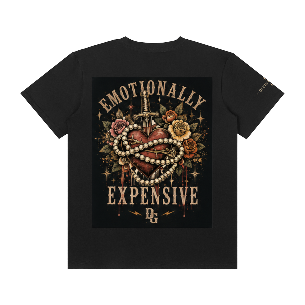 Emotionally Expensive Crew Neck T-Shirt for Unisex - Classic Cotton Style