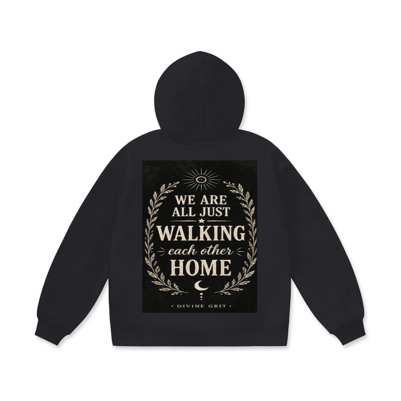Walking Each Other Home Hoodie - Oversized Fleece for Cozy Everyday Comfort