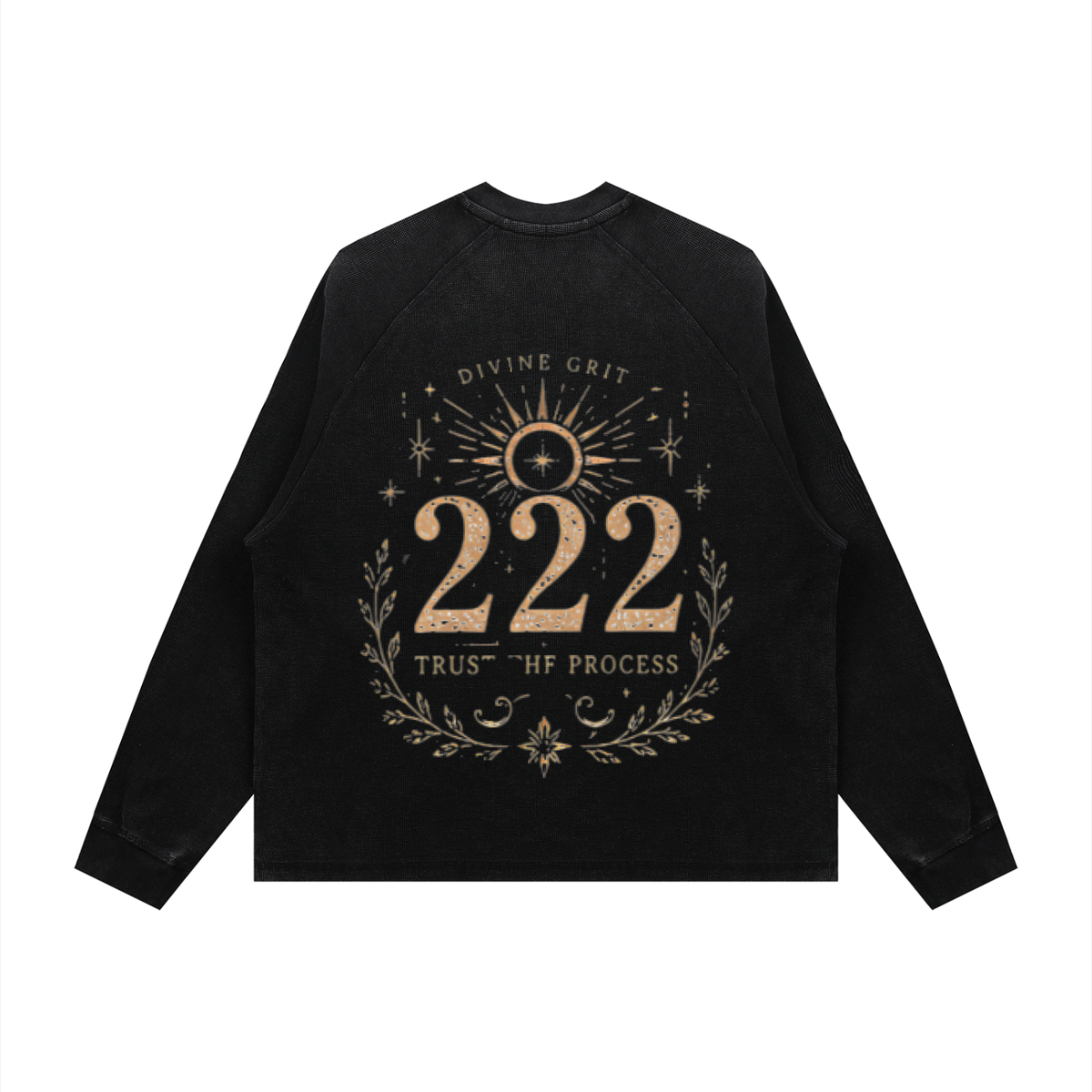 Angel Number Graphic Long Sleeve | 111–999 | Black