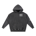 111 Alignment Unfuckwithable Oversized Hoodie | Washed Black