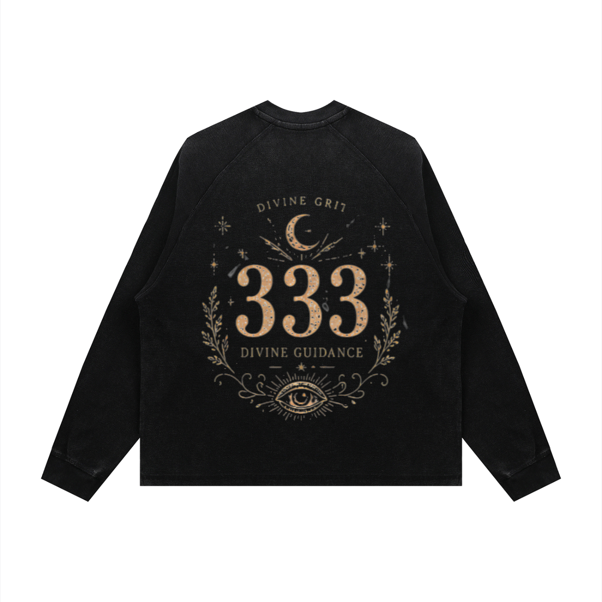 Angel Number Graphic Long Sleeve | 111–999 | Black