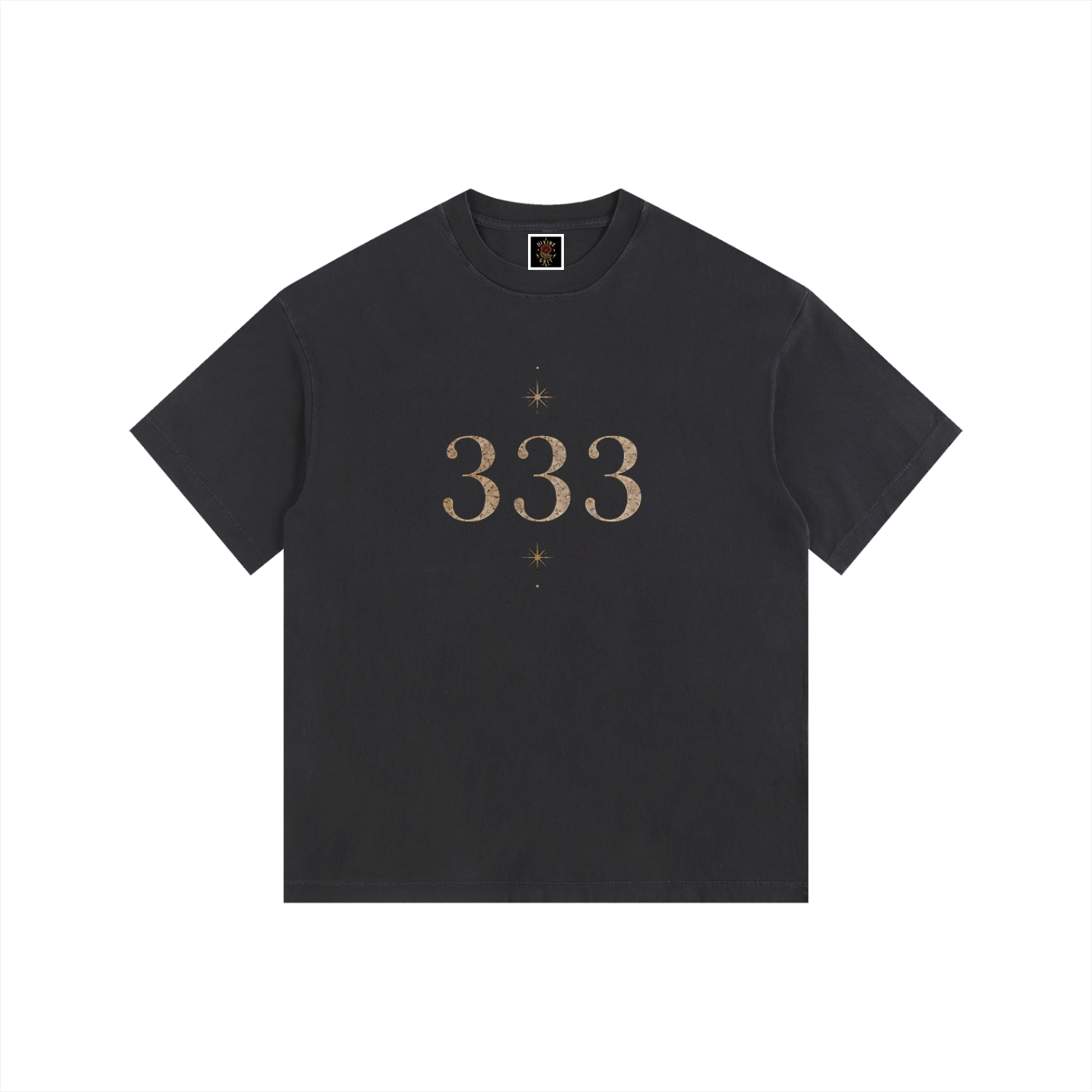 Angel Number Oversized T-Shirt - Vintage Washed Style - Divine Grit