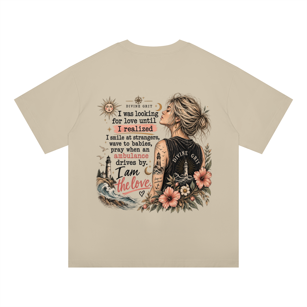Anchor Script Oversized Tee