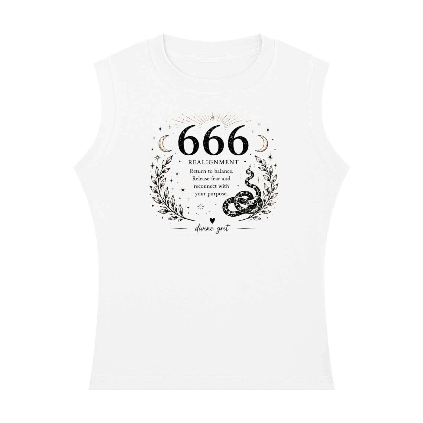 Salt & Surrender Crewneck Tank Top 666