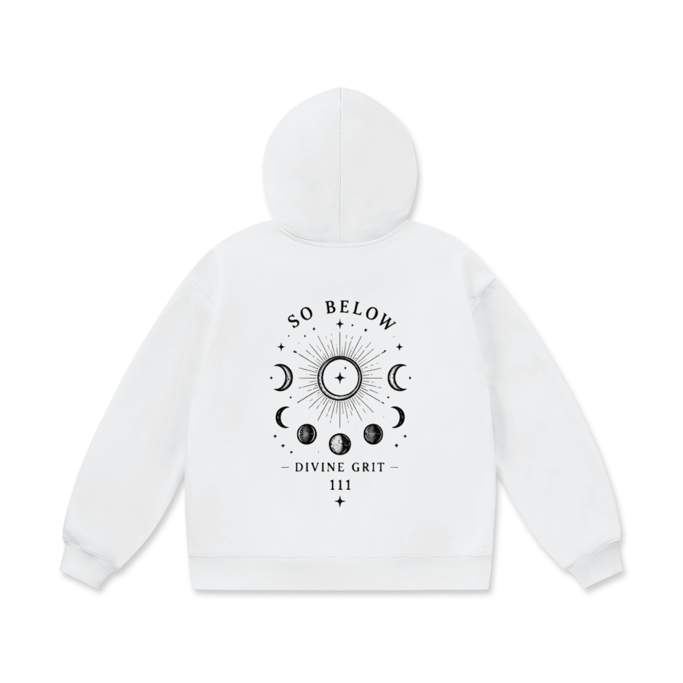 As Above Oversized Fleece Hoodie for Ultimate Comfort