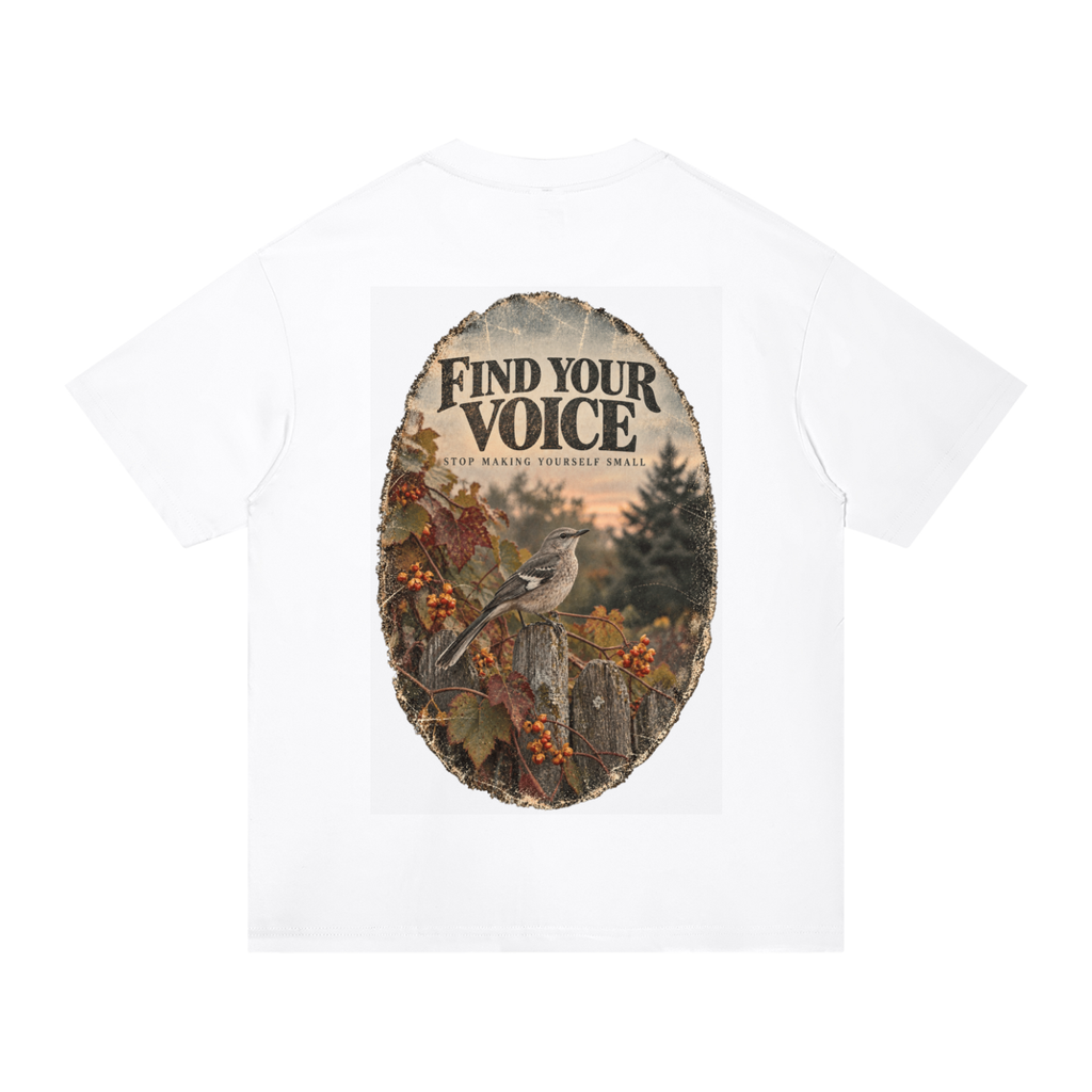 Mockingbird  White 100% Cotton T-Shirt | Unisex Tee
