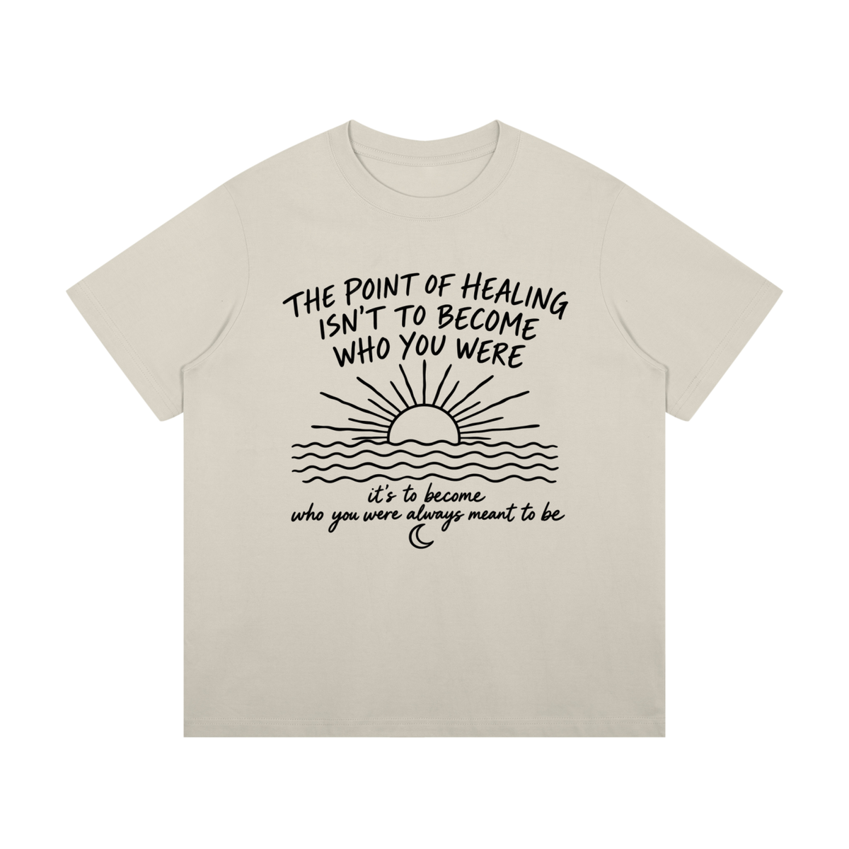 The Point of Healing Graphic T-Shirt | Loose Fit Cotton