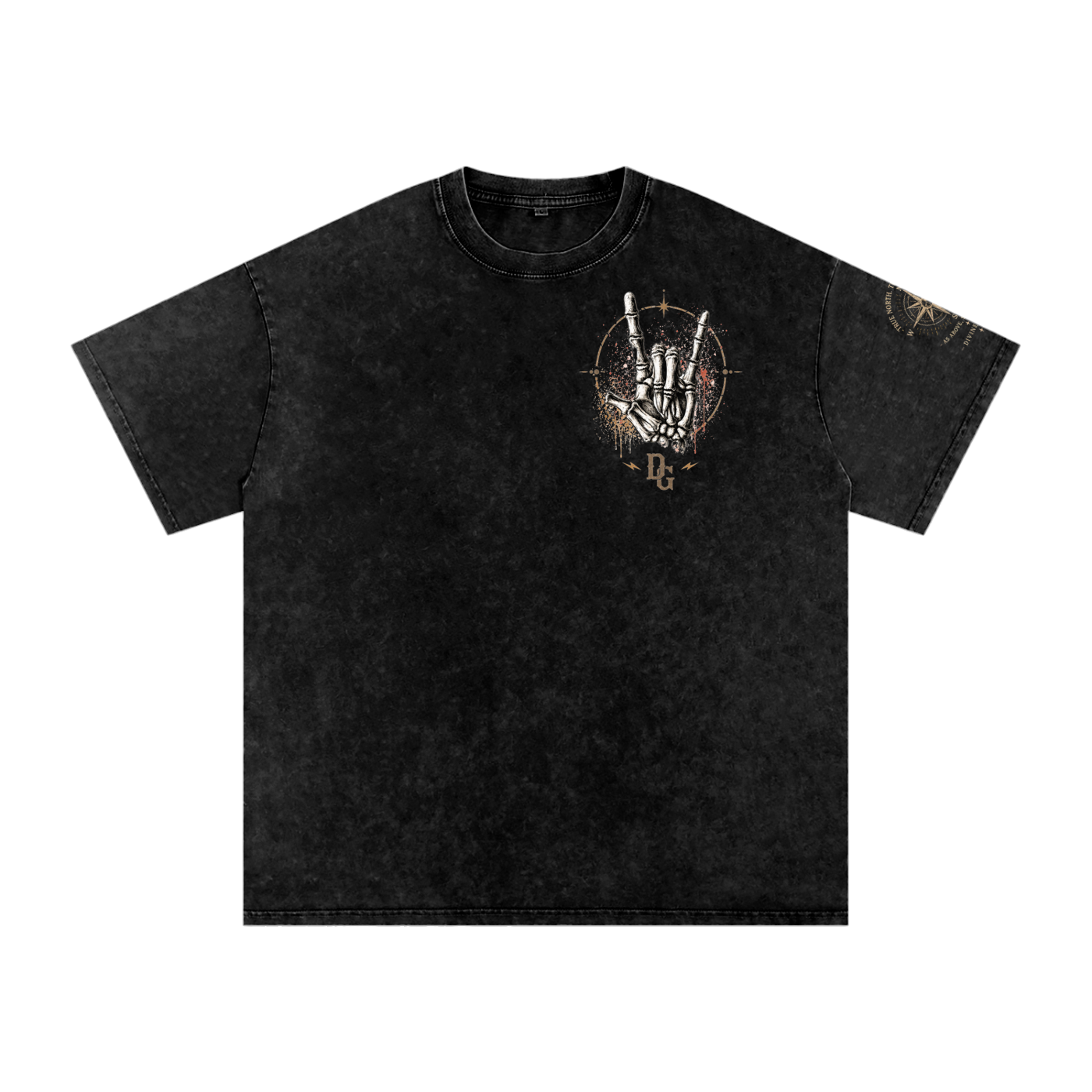 Snow Washed Oversized T-Shirt for Ultimate Comfort in Cotton