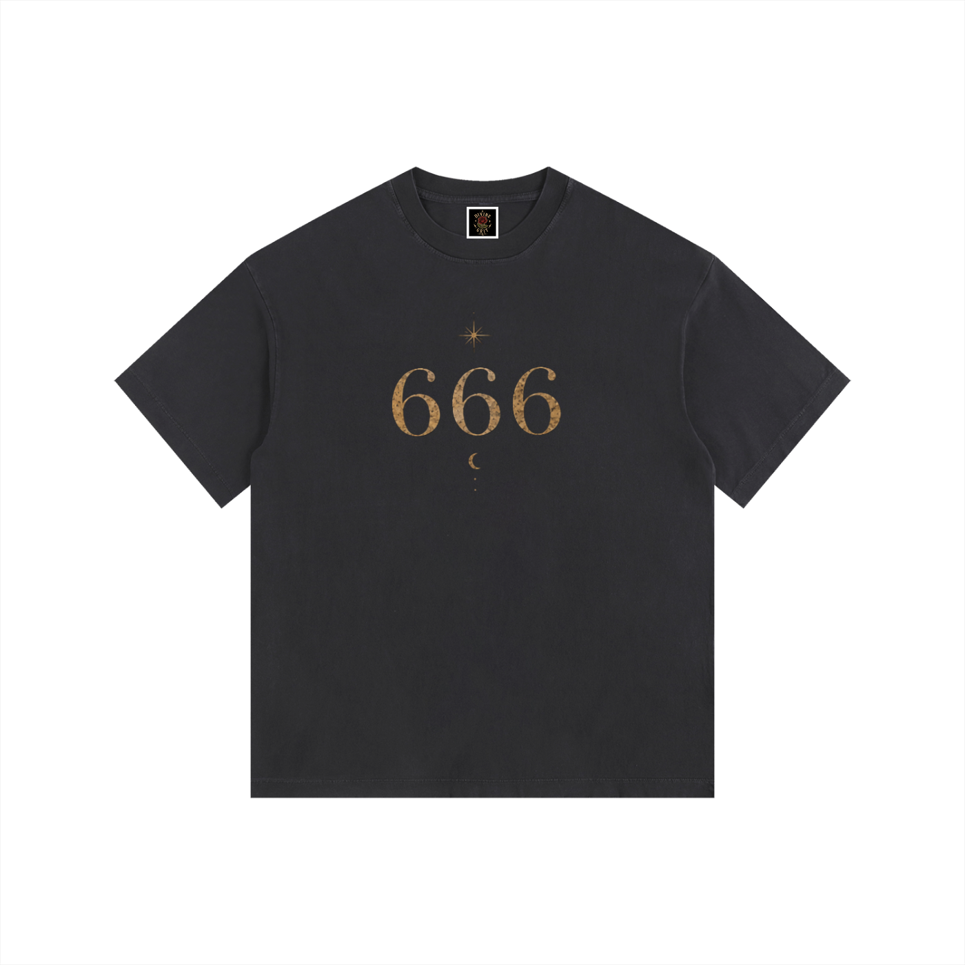 Angel Number Oversized T-Shirt - Vintage Washed Style - Divine Grit