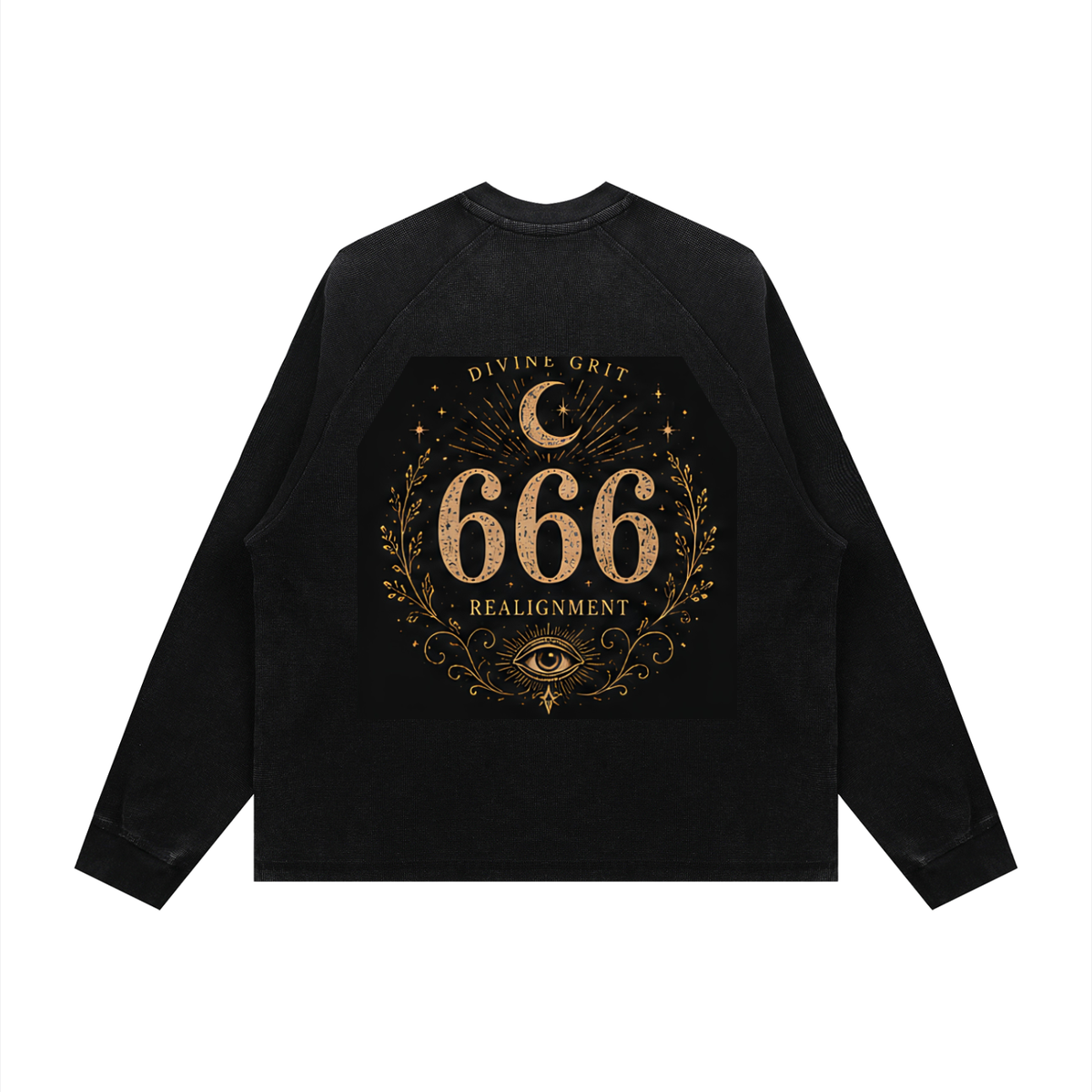 Angel Number Graphic Long Sleeve | 111–999 | Black