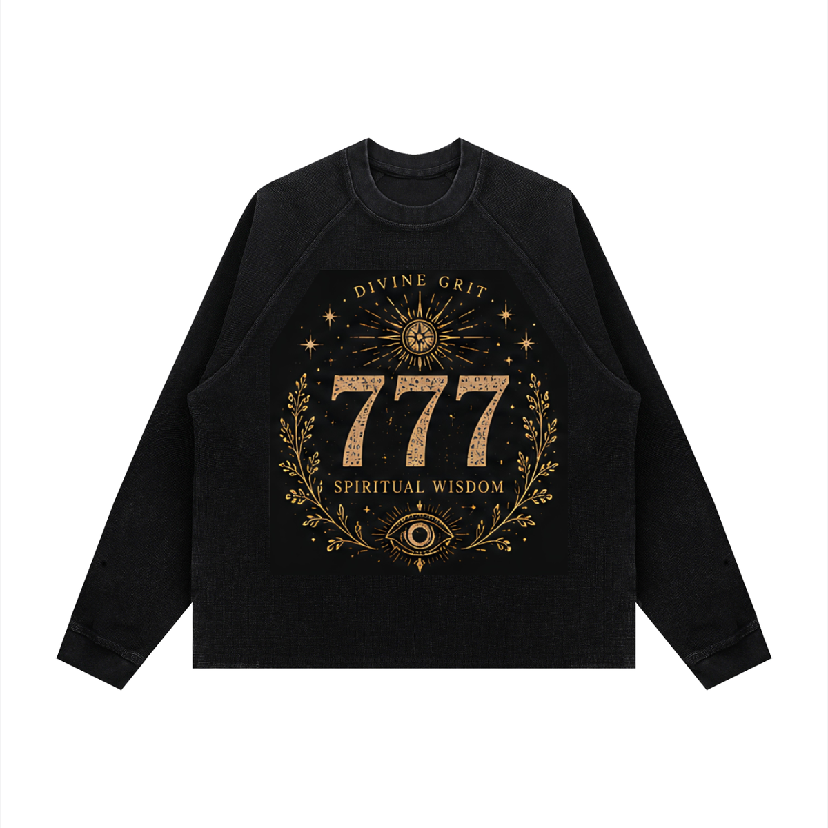 Angel Number Graphic Long Sleeve | 111–999 | Black