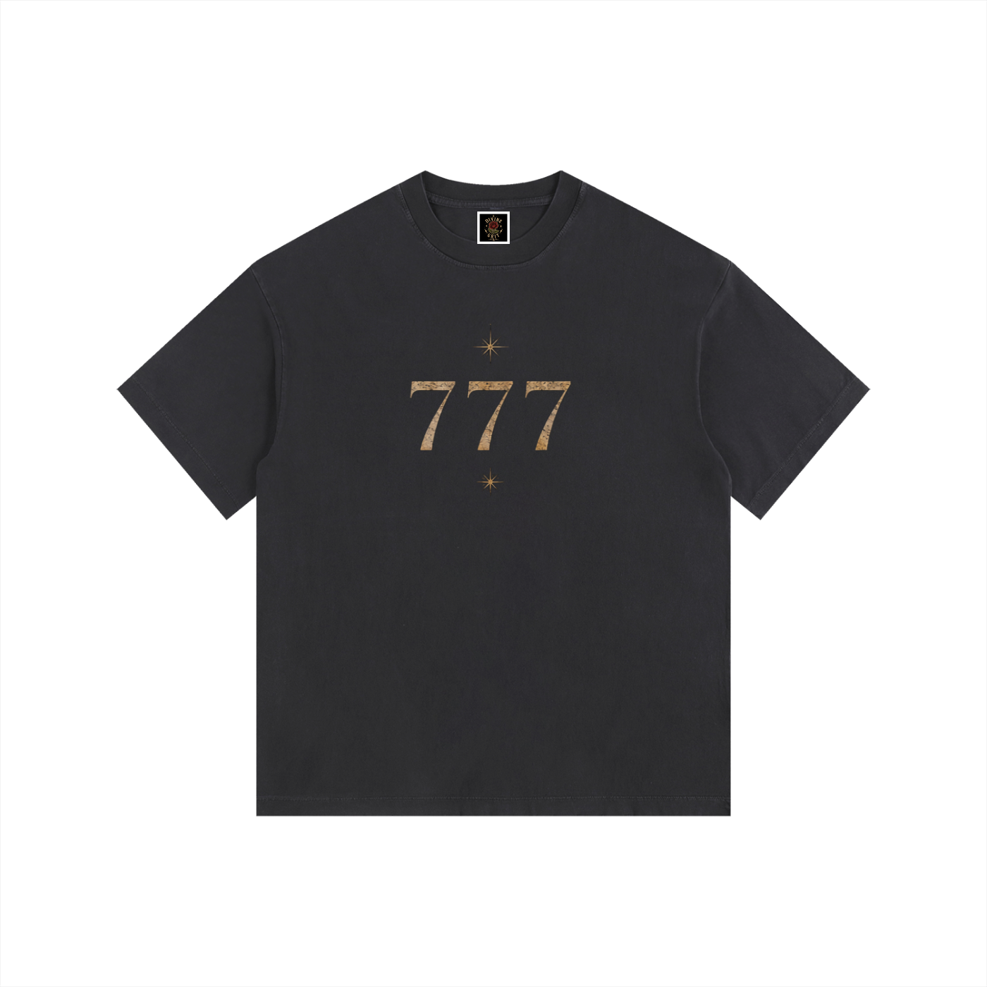 Angel Number Oversized T-Shirt - Vintage Washed Style - Divine Grit
