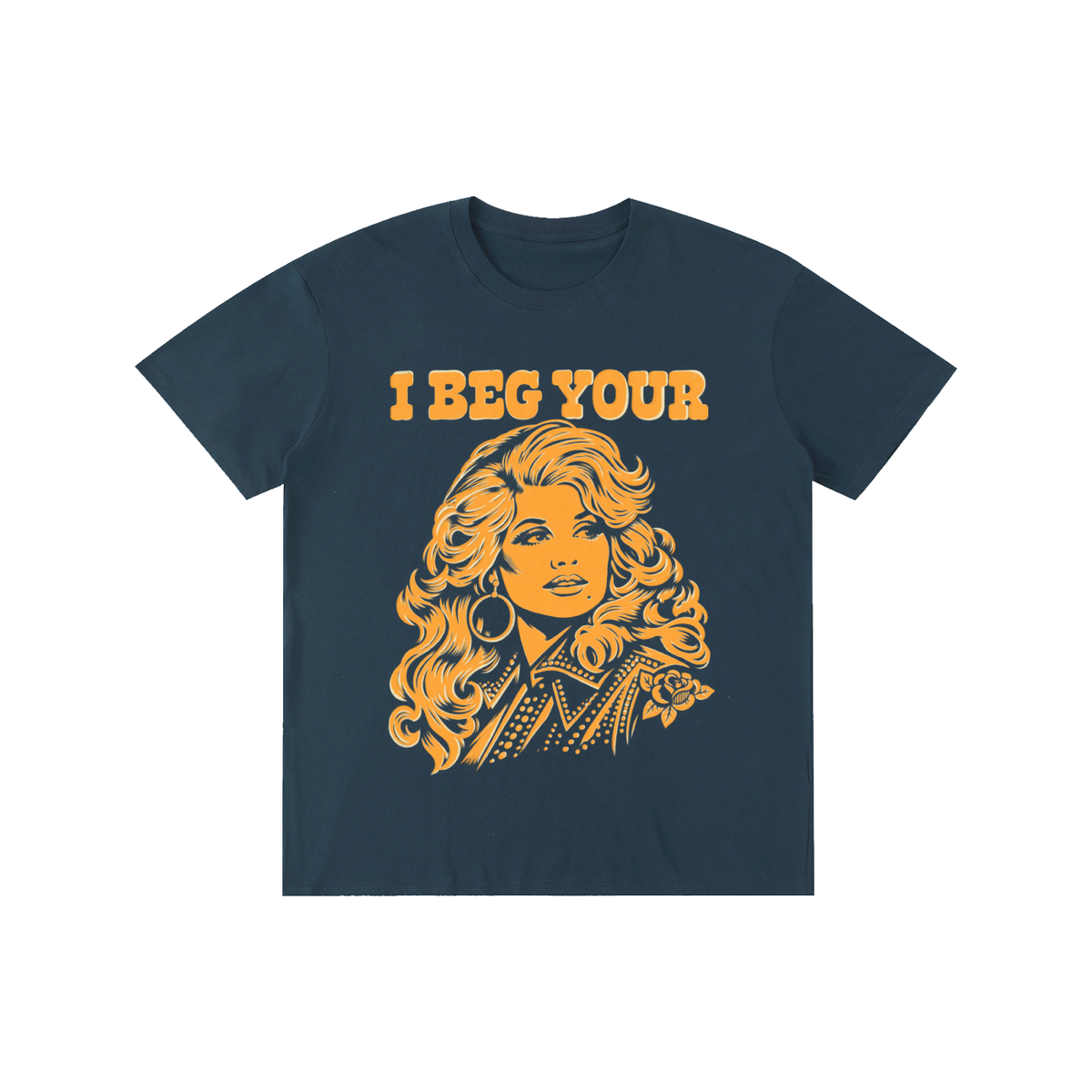 I Beg Your Graphic Tee | Retro Portrait Cotton T-Shirt
