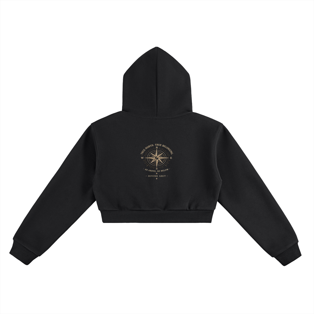 Raise Them Cropped Hoodie - Stylish Womens Cropped Hoodie for Every Occasion - Divine Grit