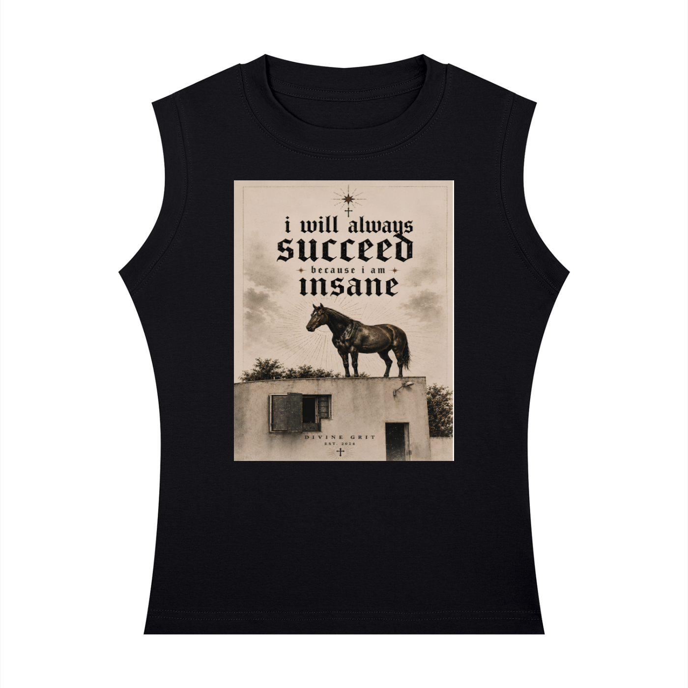 Do It Anyway Crewneck Tank Top