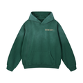 Eye As We Are Back Graphic Hoodie | Green 400 GSM Cotton