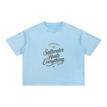 Saltwater Heals Everything T-Shirt - Mineral Wash Boxy Cotton Tee