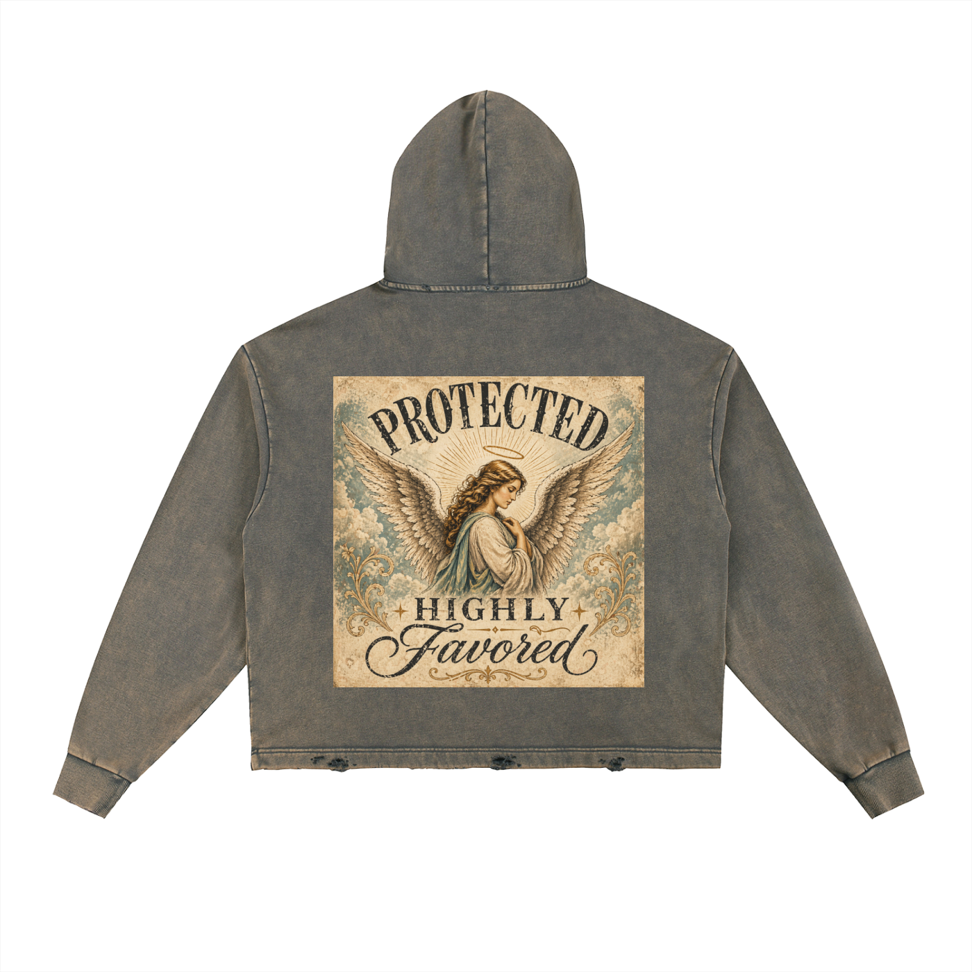 Protected by Angels Hoodie - Embrace Comfort and Spirituality