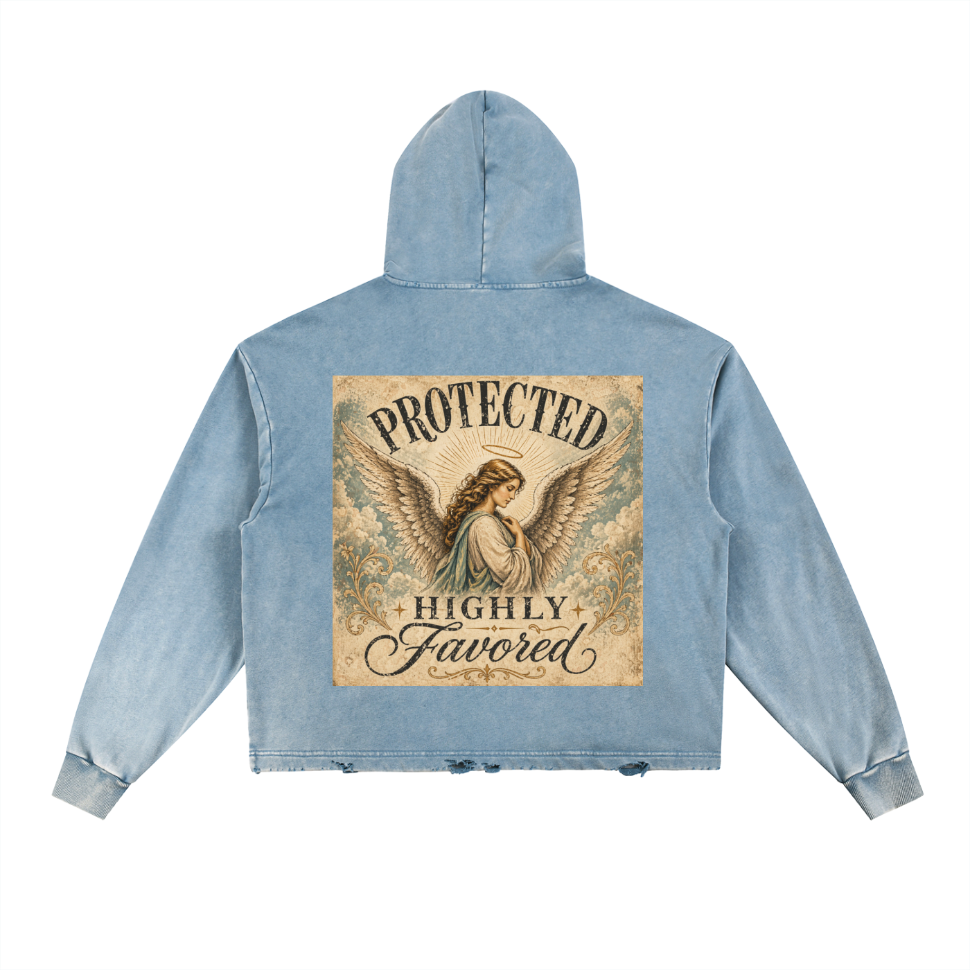Protected by Angels Hoodie - Embrace Comfort and Spirituality