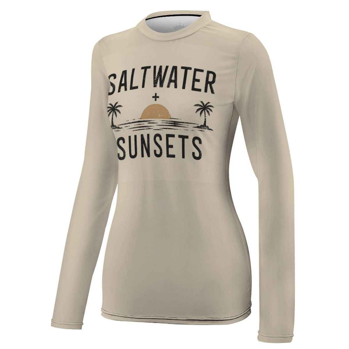 Women's LongSleeve Sun Shirt Saltwater and Sunsets
