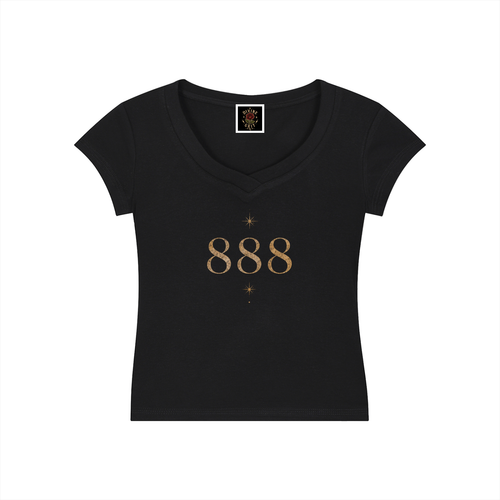 Essential V-Neck Bodycon T-Shirt - Divine Grit