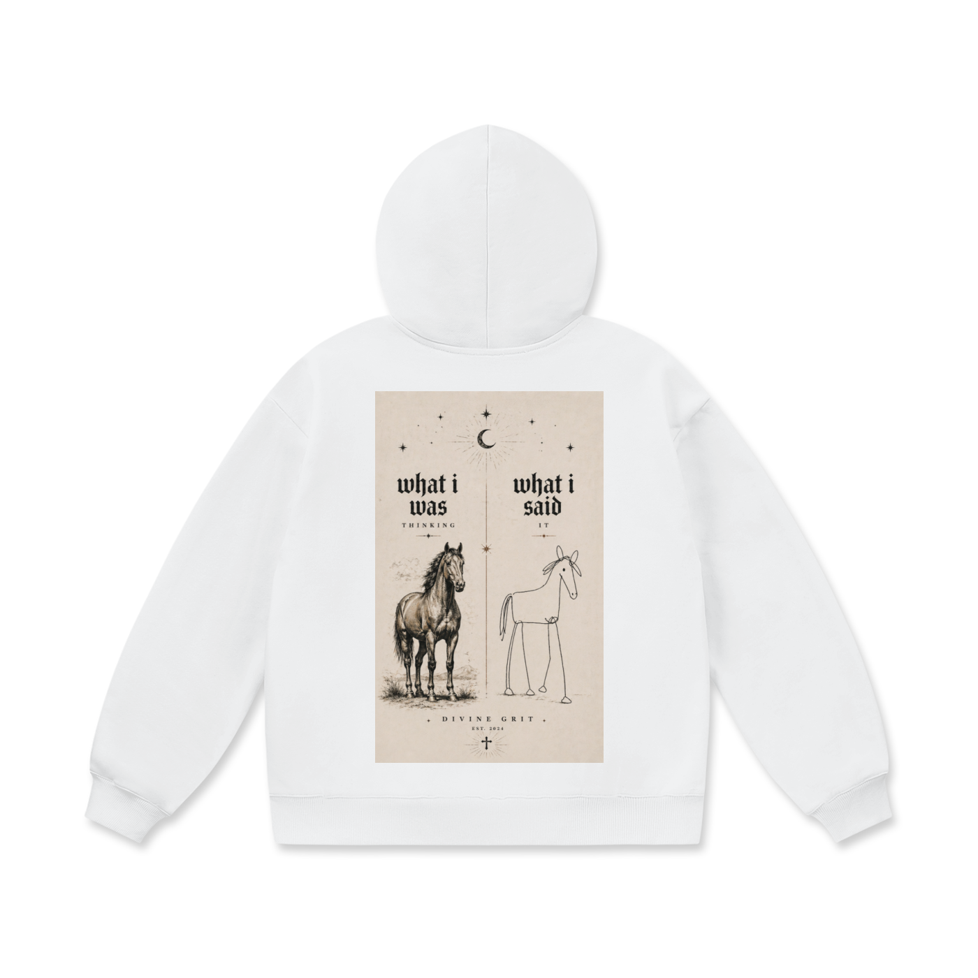 The Way I Said It Oversized Fleece Hoodie for Ultimate Comfort