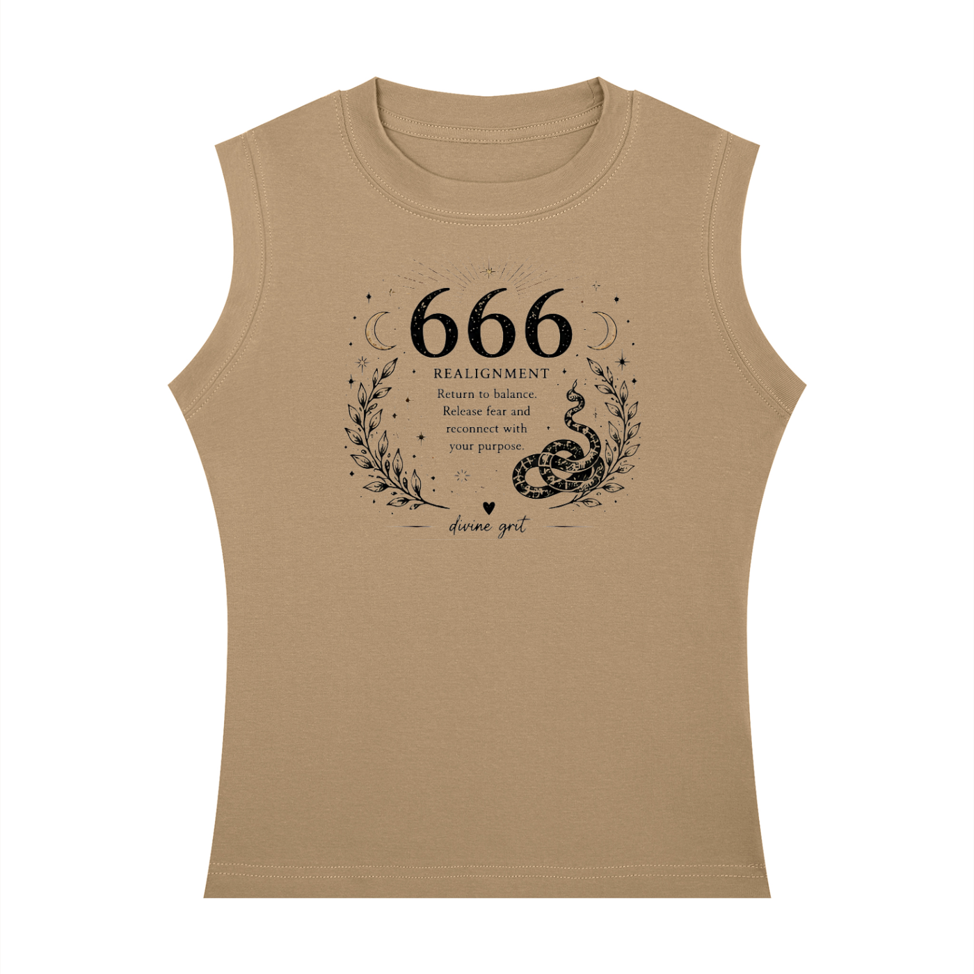 Salt & Surrender Crewneck Tank Top 666