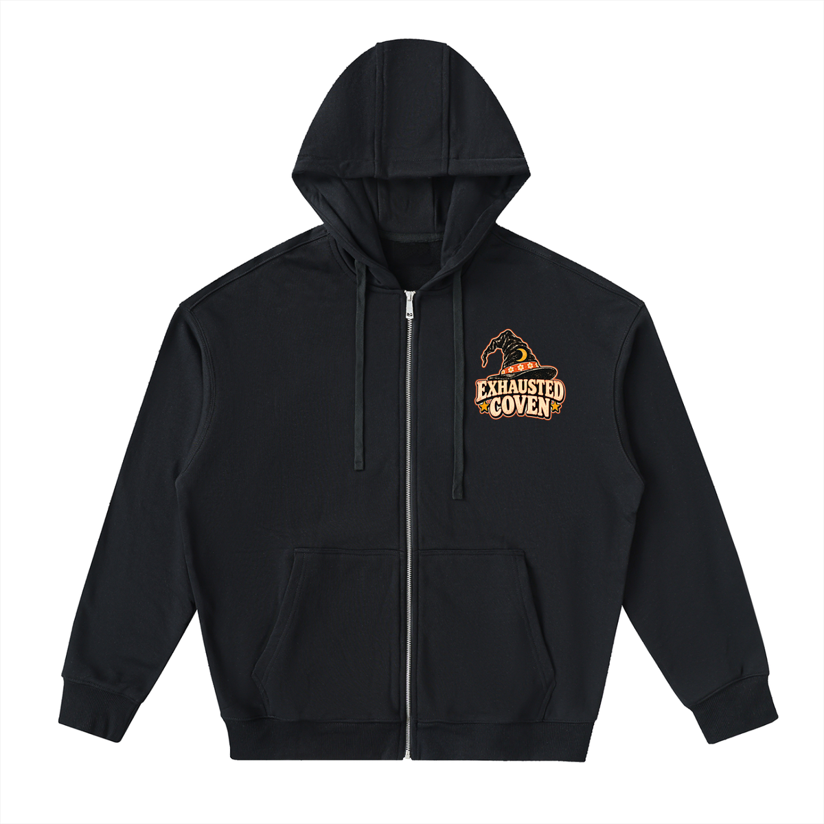 The Screaming Is Seasonal Halloween Zip-Up Hoodie | 380 GSM