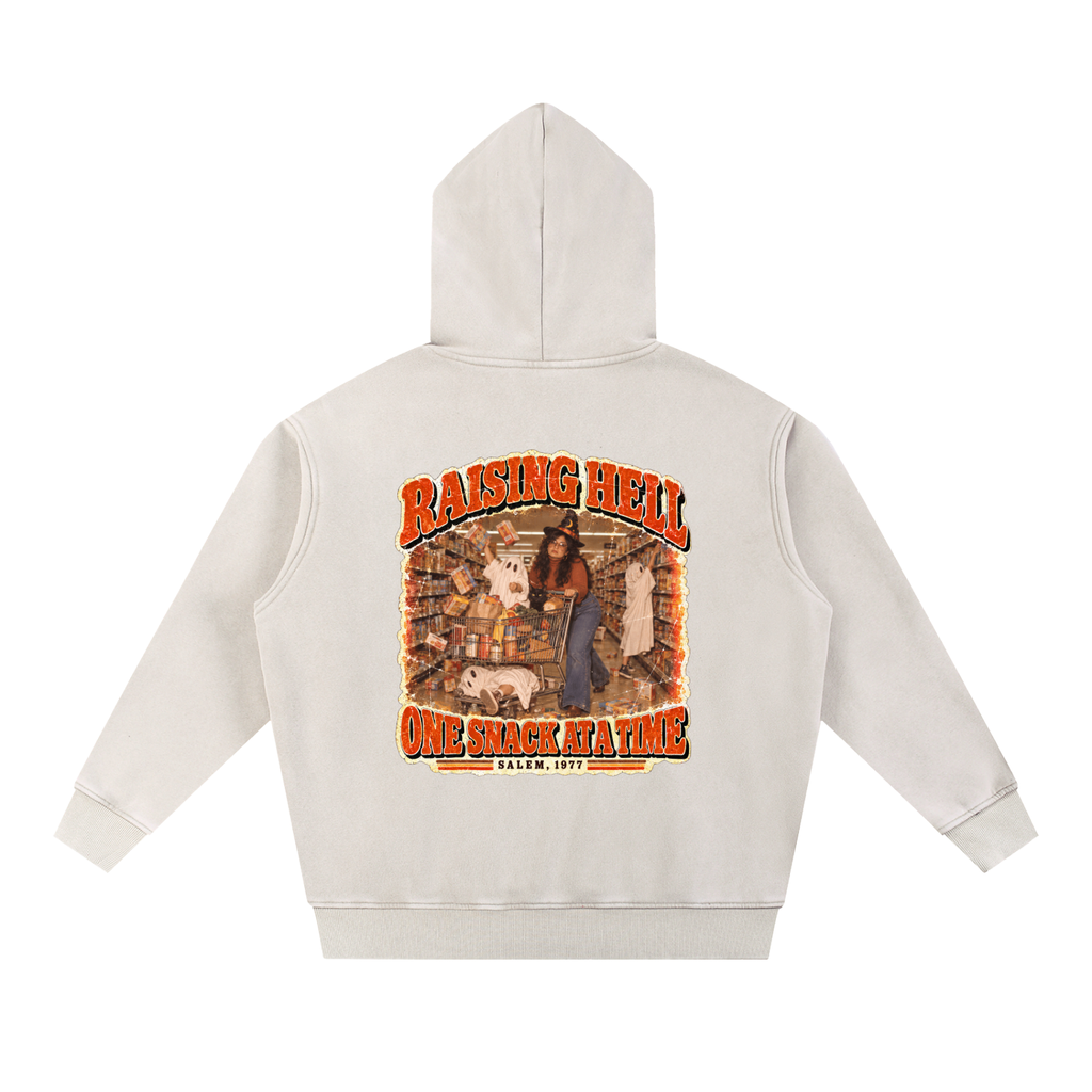 Raising Hell One Snack at a Time Halloween Hoodie | Oversized