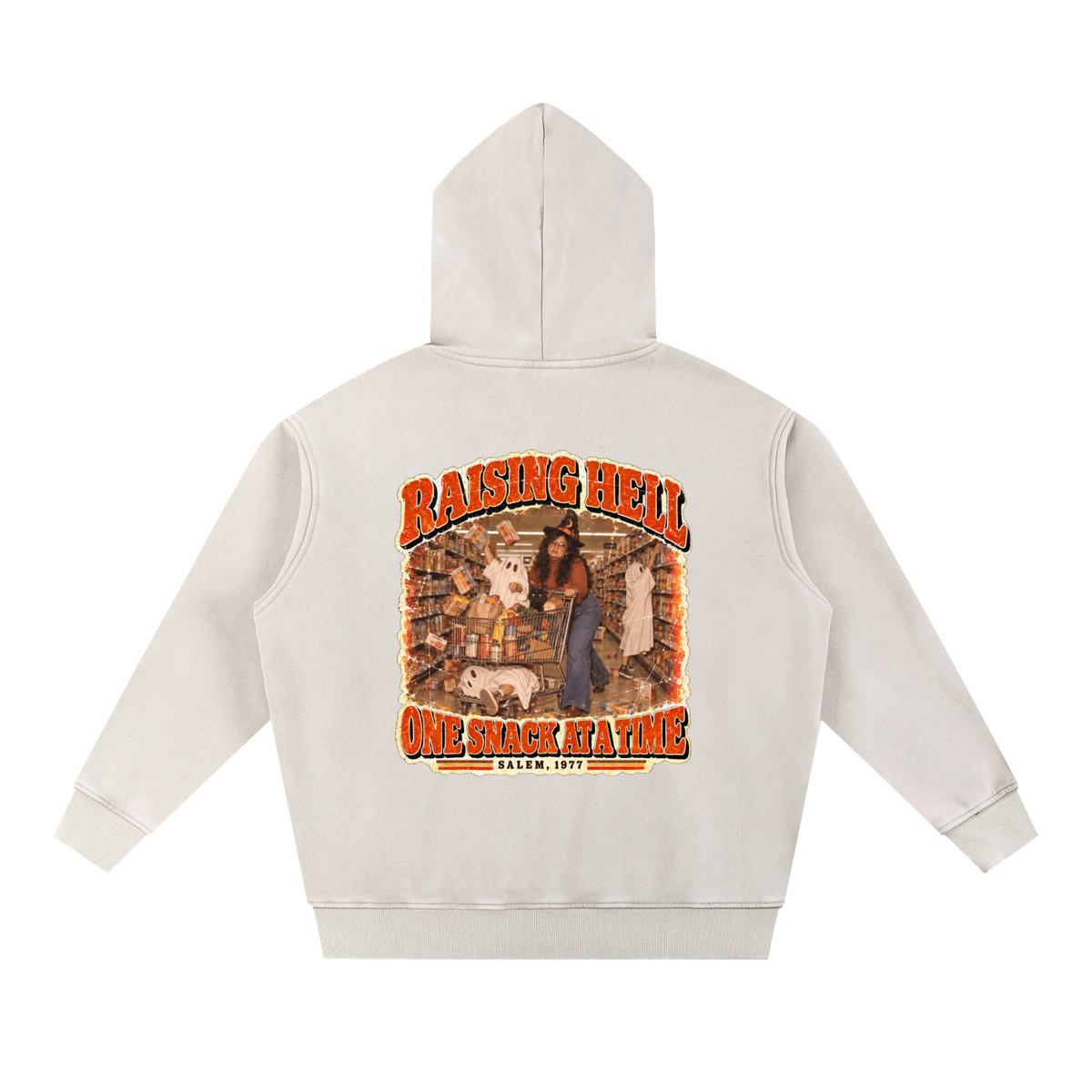 Raising Hell One Snack at a Time Halloween Hoodie | Oversized