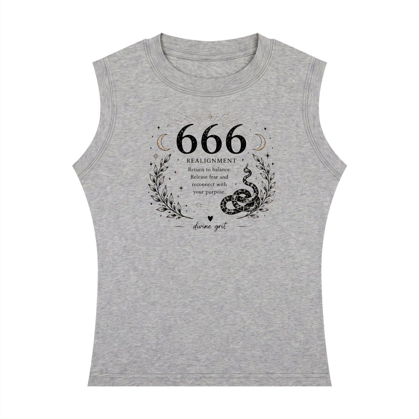 Salt & Surrender Crewneck Tank Top 666