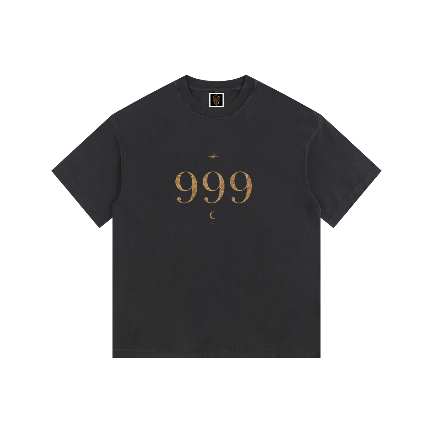 Angel Number Oversized T-Shirt - Vintage Washed Style - Divine Grit