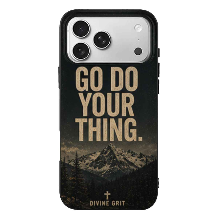 Keep Going iPhone 17 Pro Max Case – Motivational Quote Phone Case