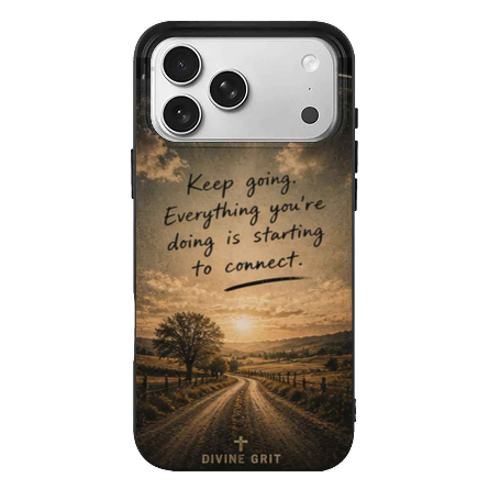 Keep Going iPhone 17 Pro Max Case – Motivational Quote Phone Case